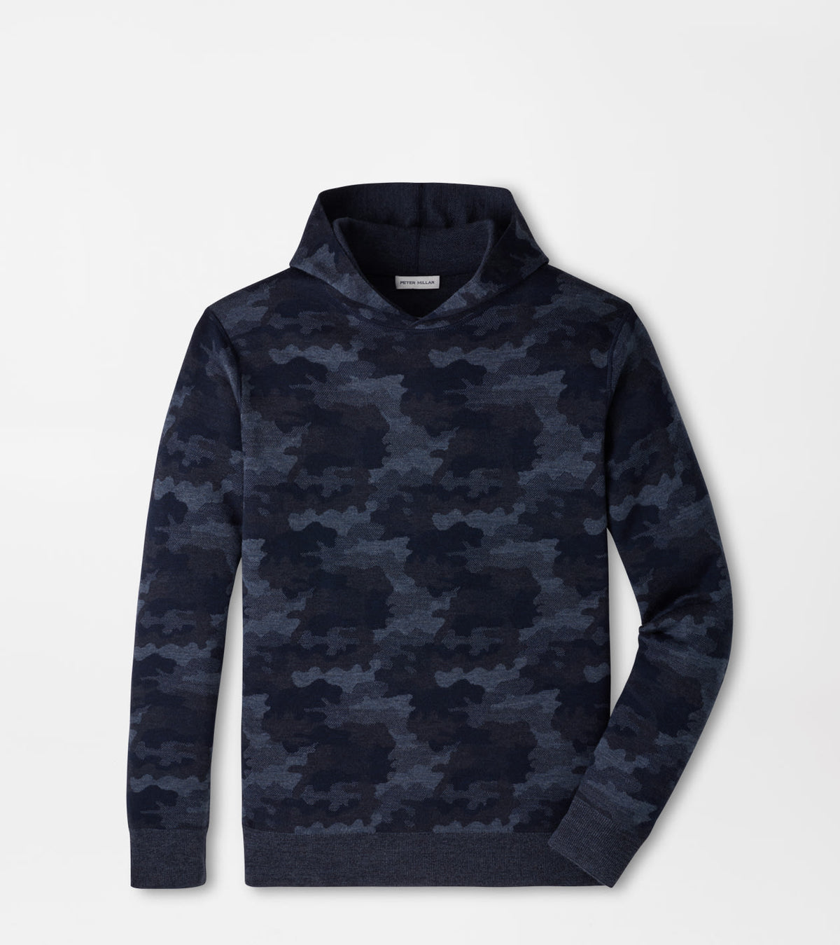 REVERSIBLE CAMO POPOVER HOODIE - MIDNIGHT NAVY