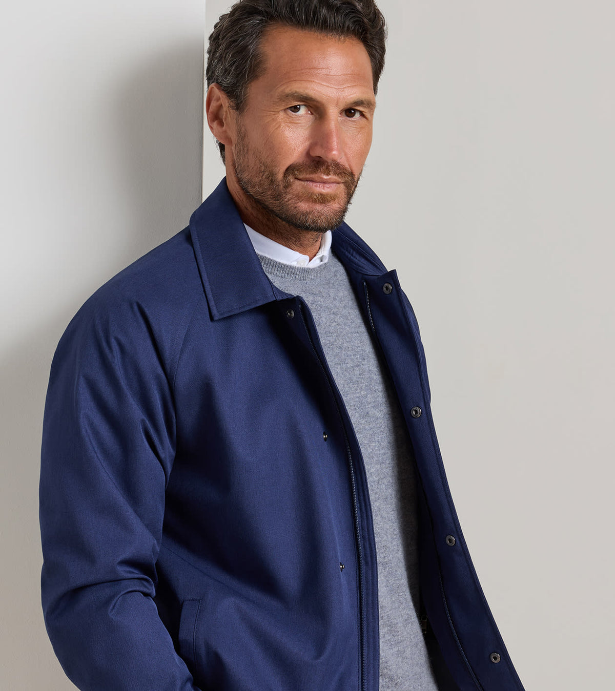 MADDOX CITY COAT - NAVY