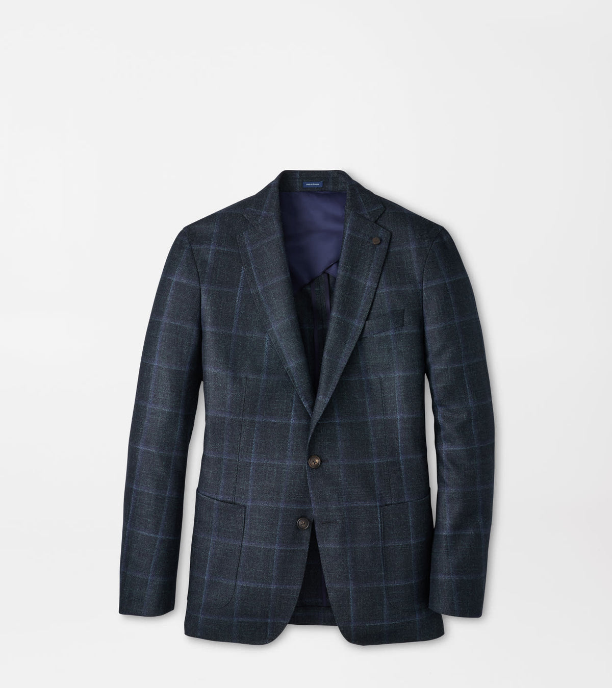 HUGHES WINDOWPANE SOFT JACKET - PINE BROOK
