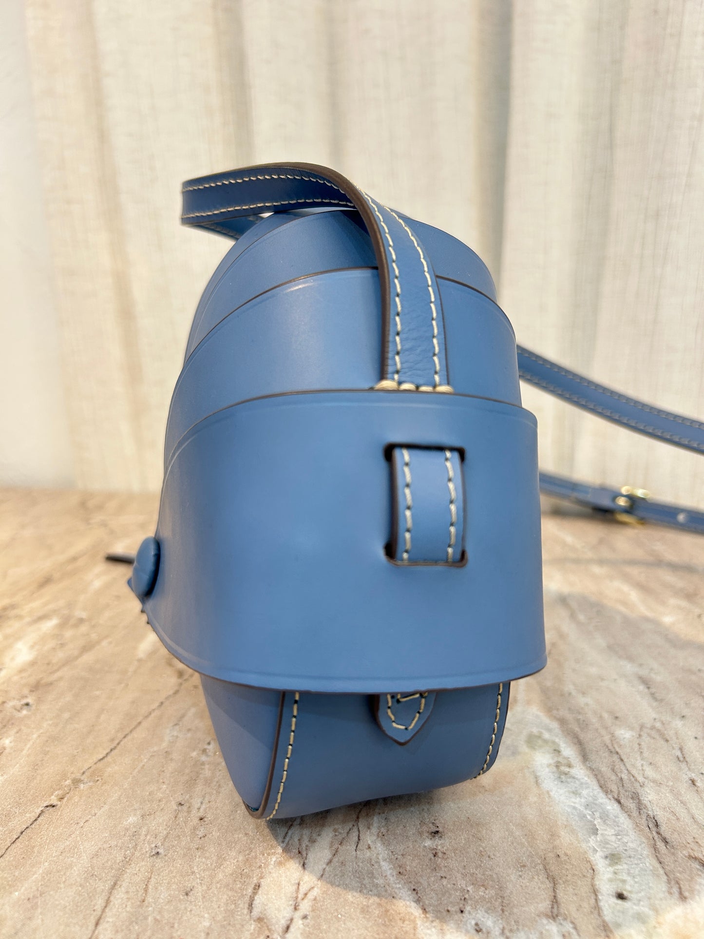 DAPHNE LEATHER PURSE - COBALTO