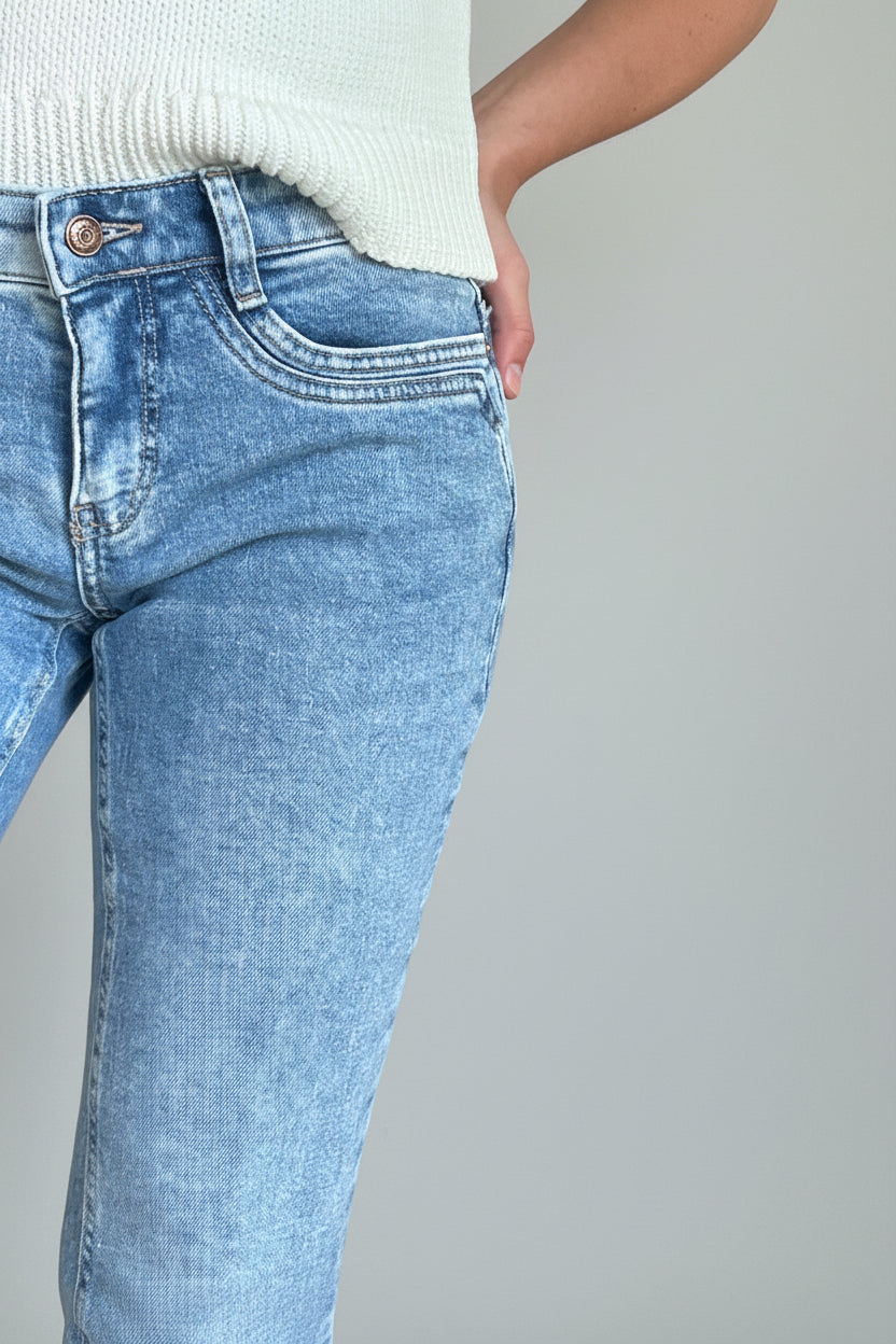 DETROIT FLARED JEANS - 90'S COOL WASH