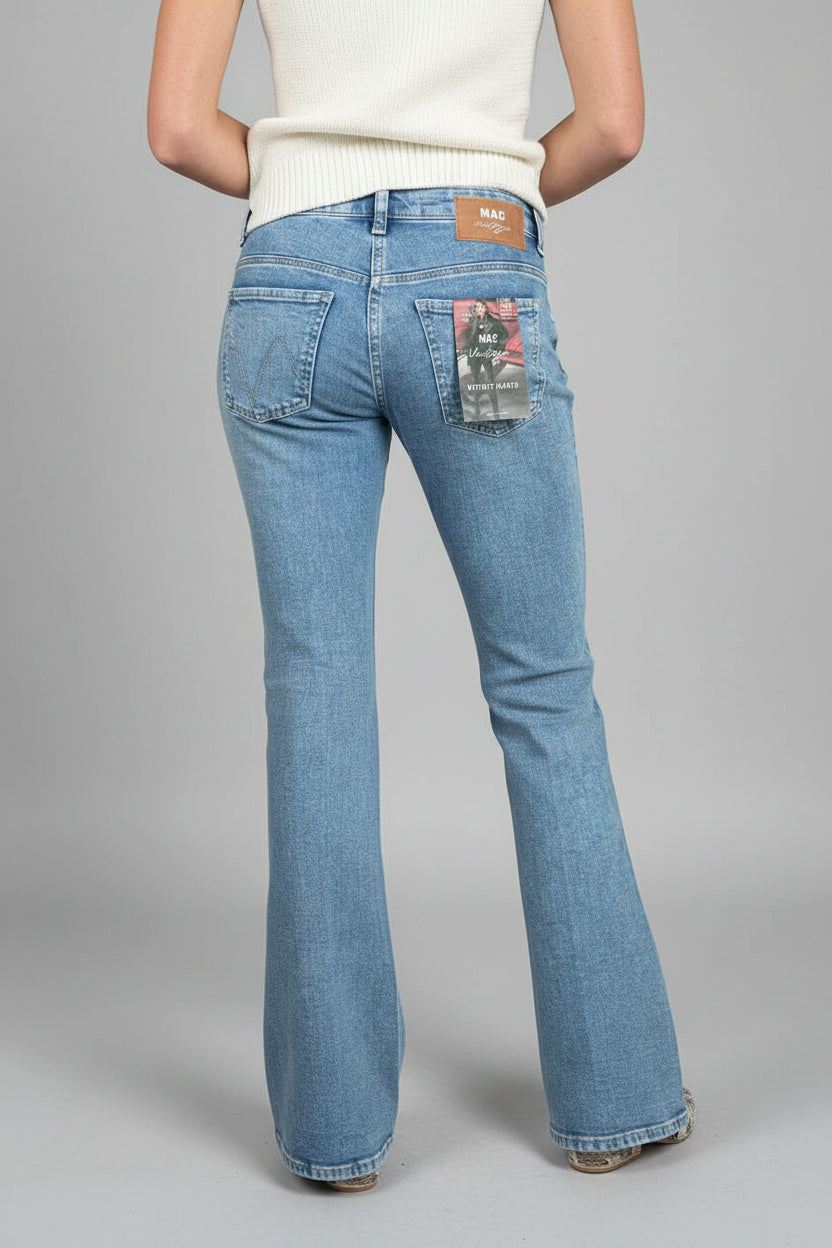 DETROIT FLARED JEANS - 90'S COOL WASH