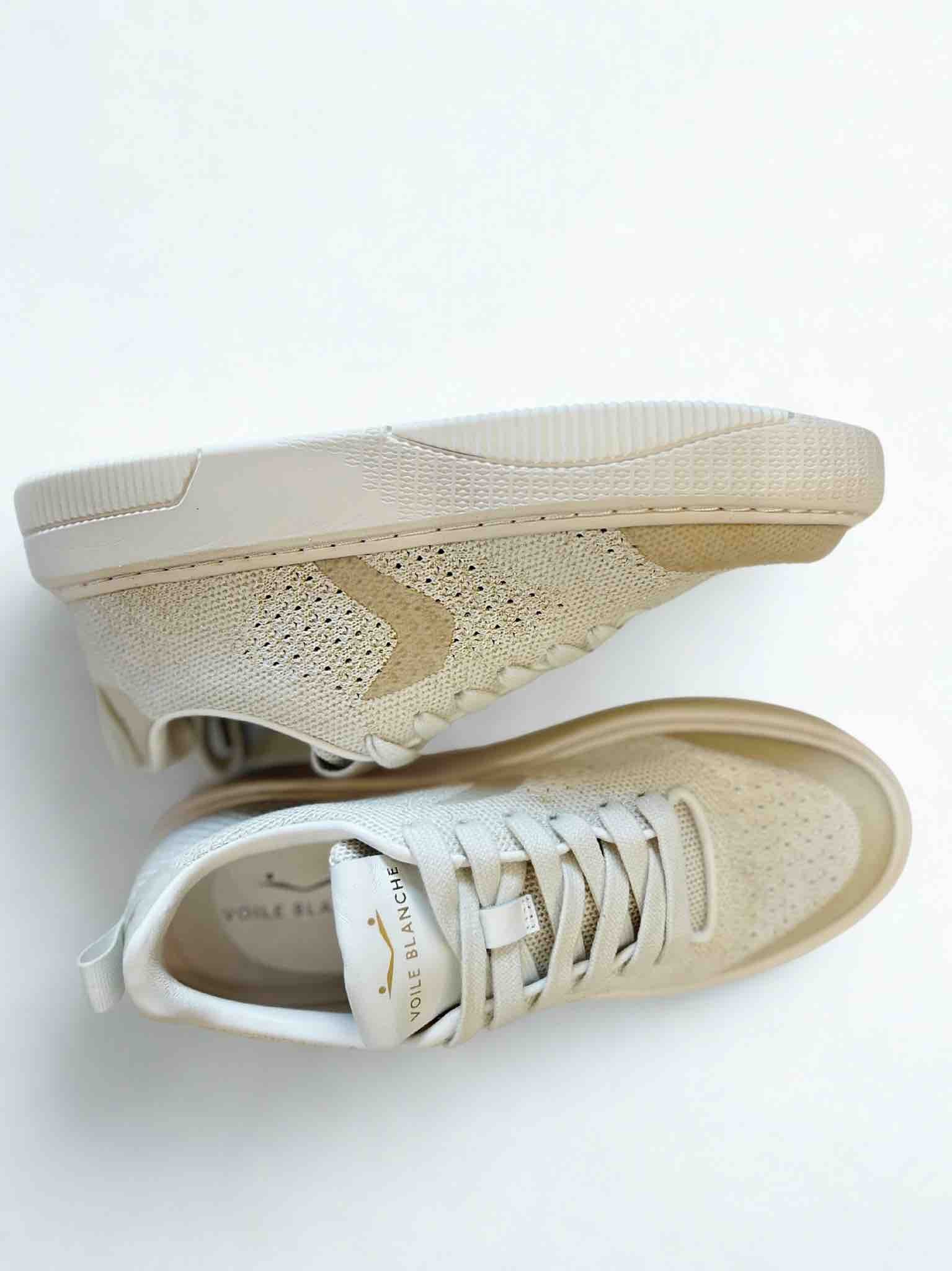 GEMINI KNIT SNEAKER - WHITE