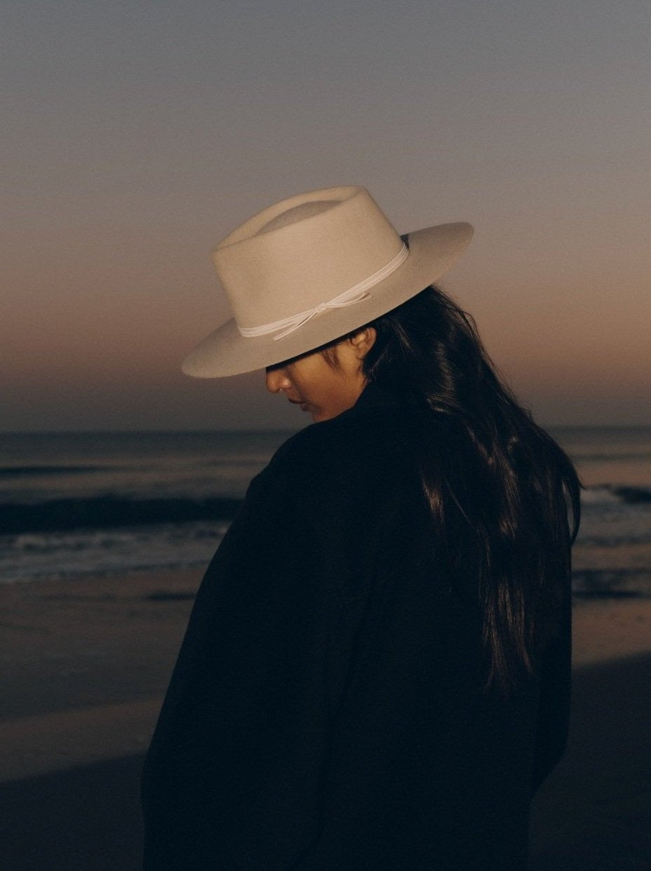 INDIA FELT HAT - IVORY
