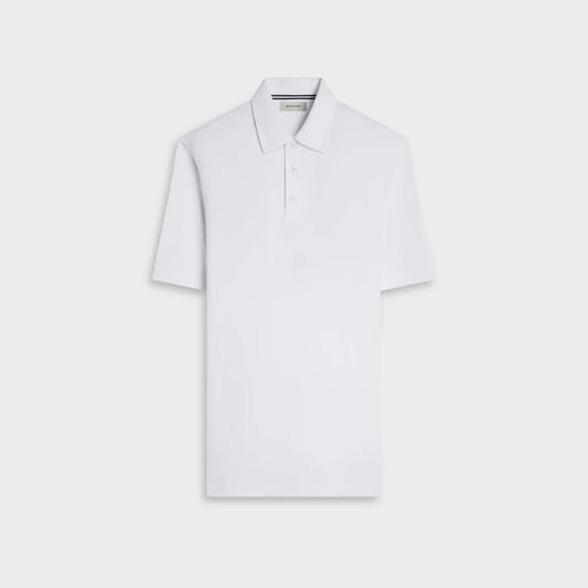 SOLID PIMA COTTON POLO - WHITE