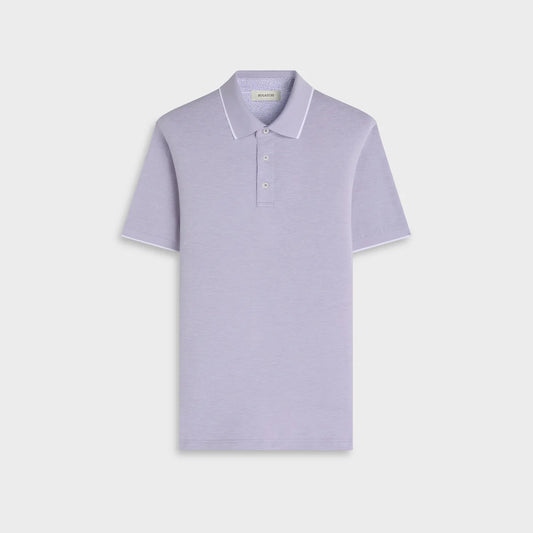 PERFORMANCE POLO WITH CONTRAST TRIM - LAVENDER