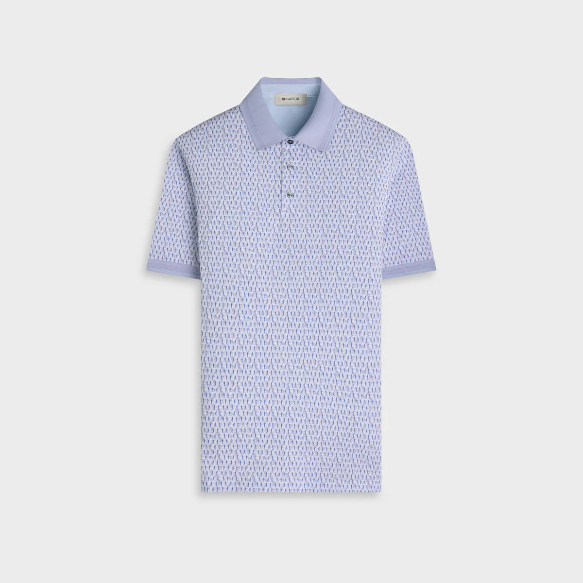 GOLF PRINT OOOHCOTTON POLO - LAVENDER