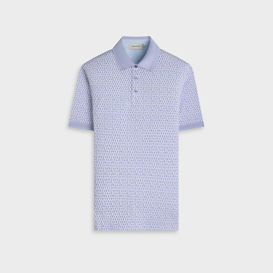 GOLF PRINT OOOHCOTTON POLO - LAVENDER