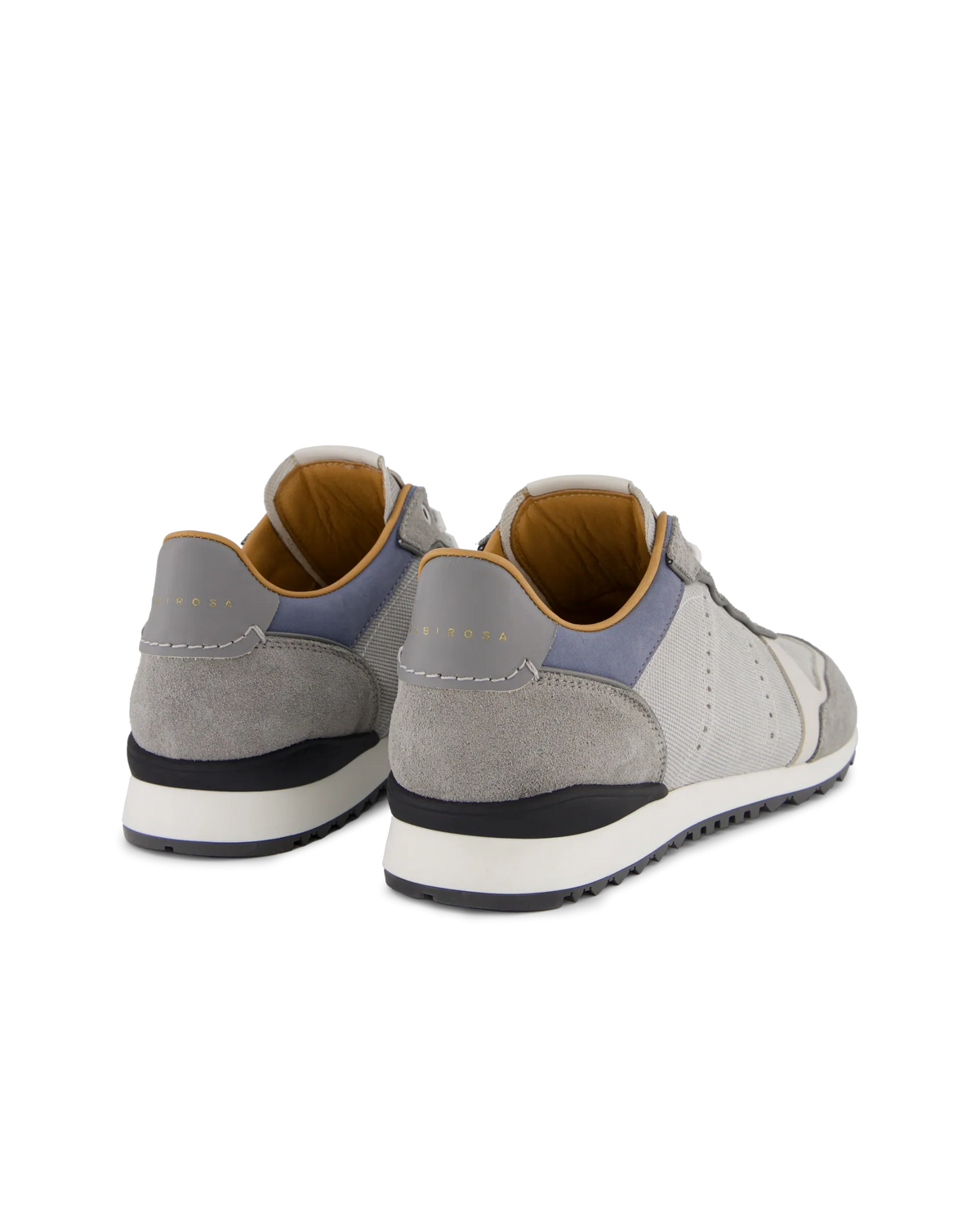 JOAN MEN'S SUEDE AND LEATHER SNEAKER - LIGHT GREY