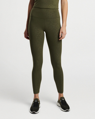 NOVA PERFORMANCE EMBOSSED 7/8 LEGGING - DARK MILITARY