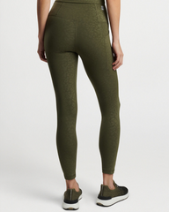 NOVA PERFORMANCE EMBOSSED 7/8 LEGGING - DARK MILITARY