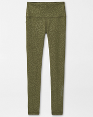 NOVA PERFORMANCE EMBOSSED 7/8 LEGGING - DARK MILITARY