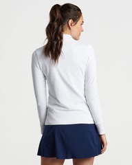 KATY FULL ZIP LAYER - WHITE