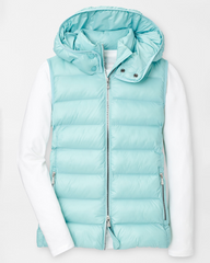 CHIRON HOODED VEST - CIRRUS BLUE