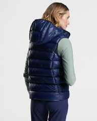 CHIRON HOODED VEST - NAVY