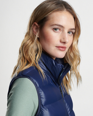 CHIRON HOODED VEST - NAVY