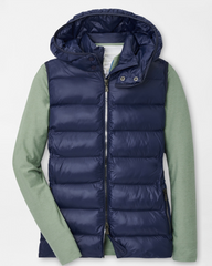 CHIRON HOODED VEST - NAVY