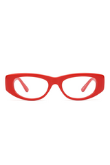 LOU LOU BLUE LIGHT GLASSES - TRINITY RED