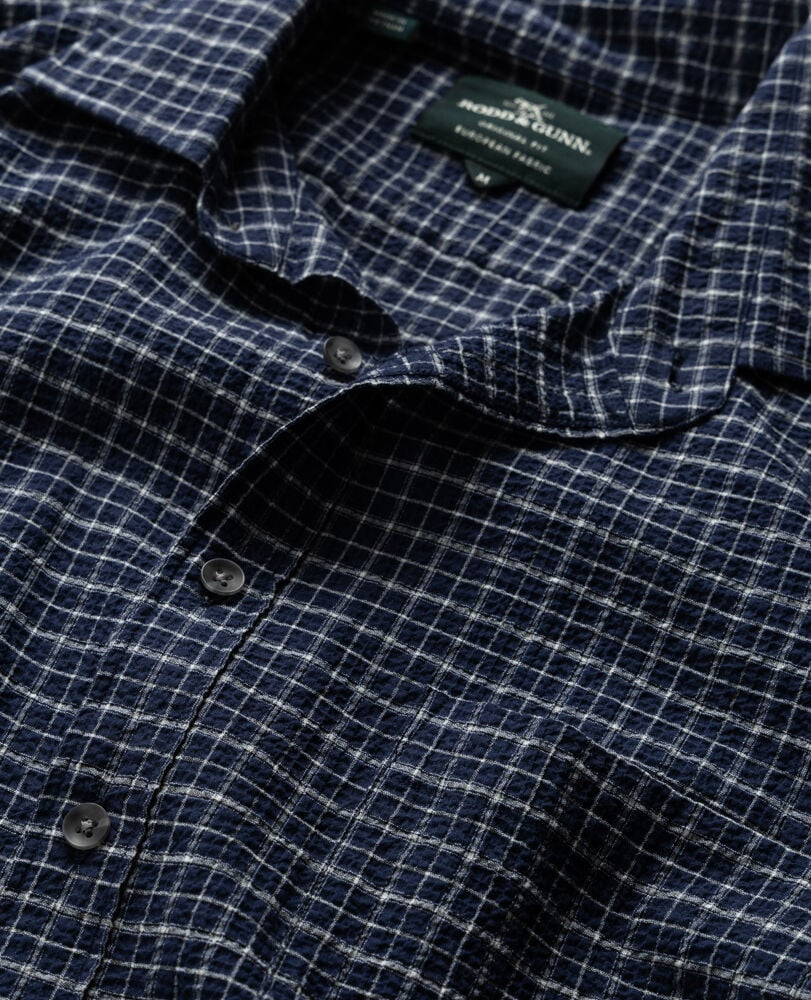 GOWENBRIDGE STRETCH SHIRT - NAVY