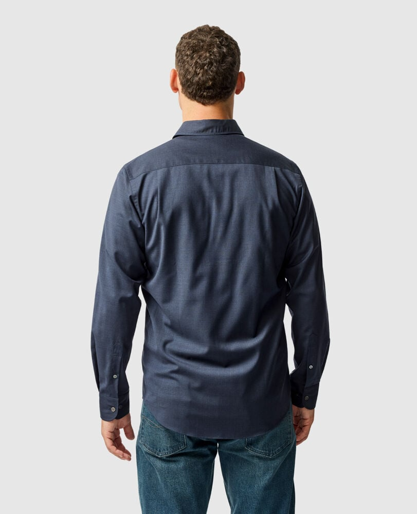 ESK VALLEY WOOL SHIRT - ECLIPSE