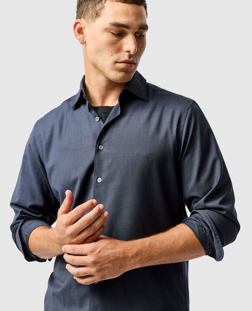 ESK VALLEY WOOL SHIRT - ECLIPSE