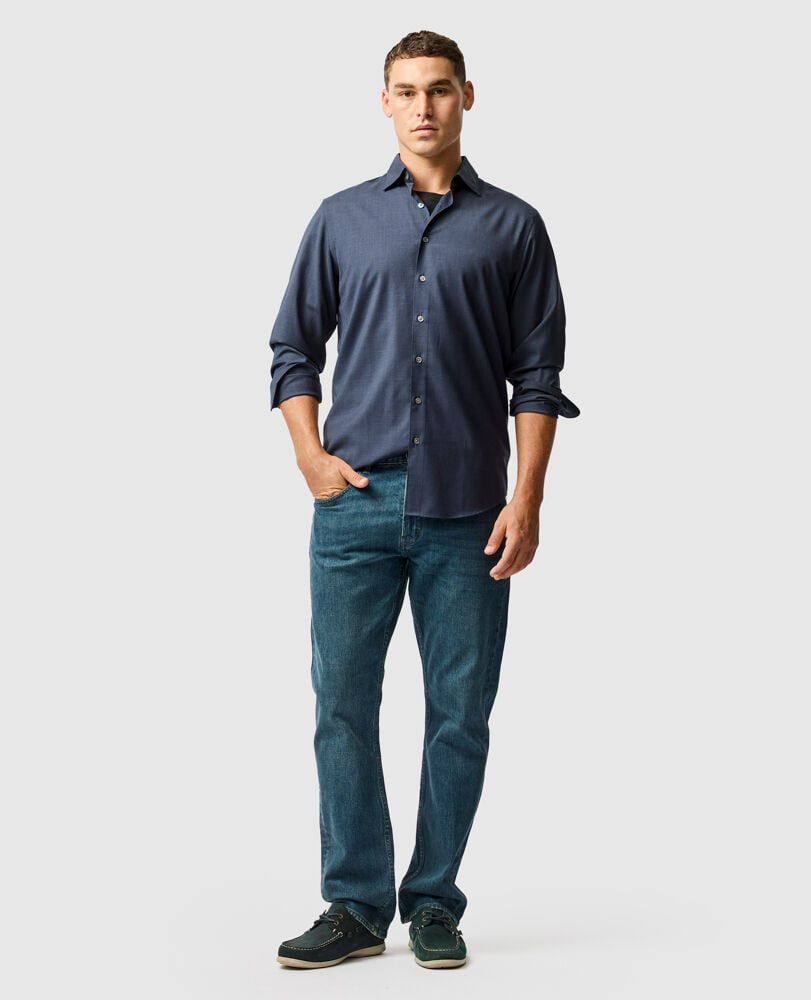 ESK VALLEY WOOL SHIRT - ECLIPSE
