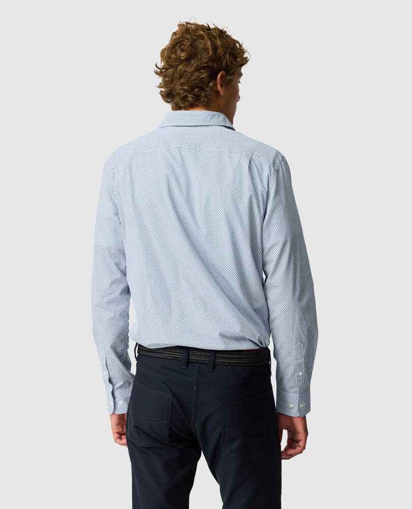 EDBROOKE HILL COTTON SHIRT - SKY