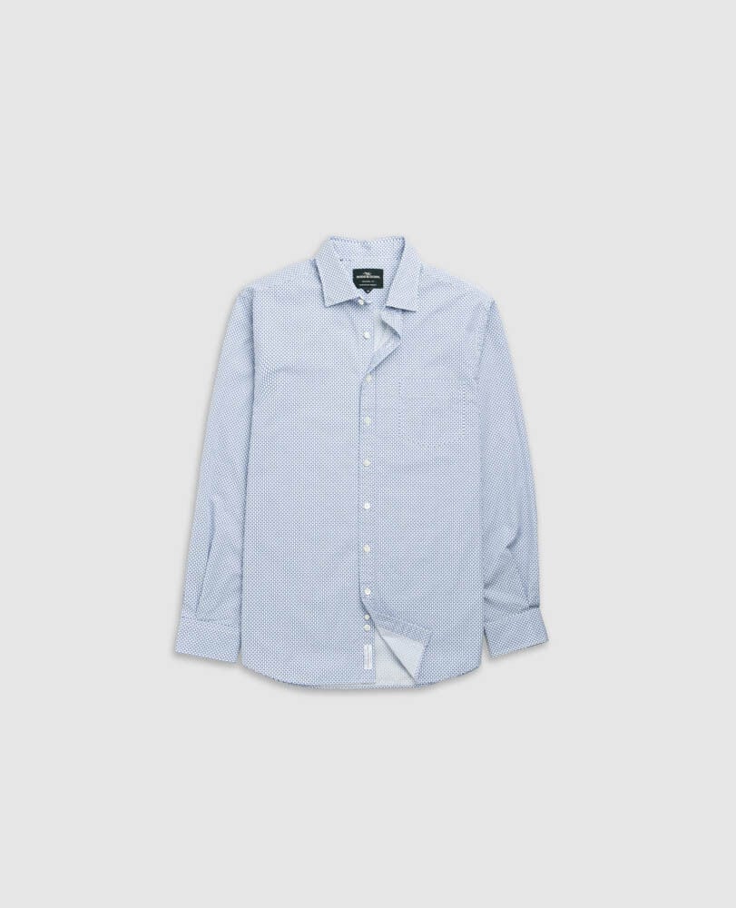 EDBROOKE HILL COTTON SHIRT - SKY