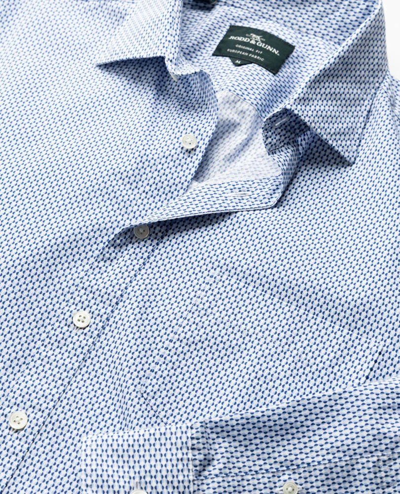 EDBROOKE HILL COTTON SHIRT - SKY