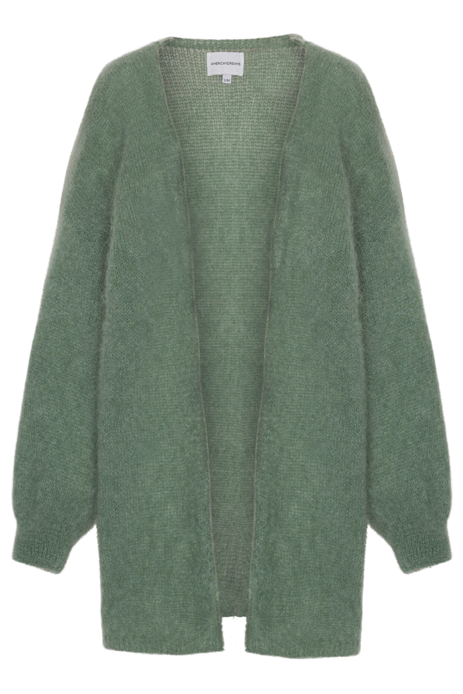 LEE MIDI CARDIGAN - DUSTY GREEN