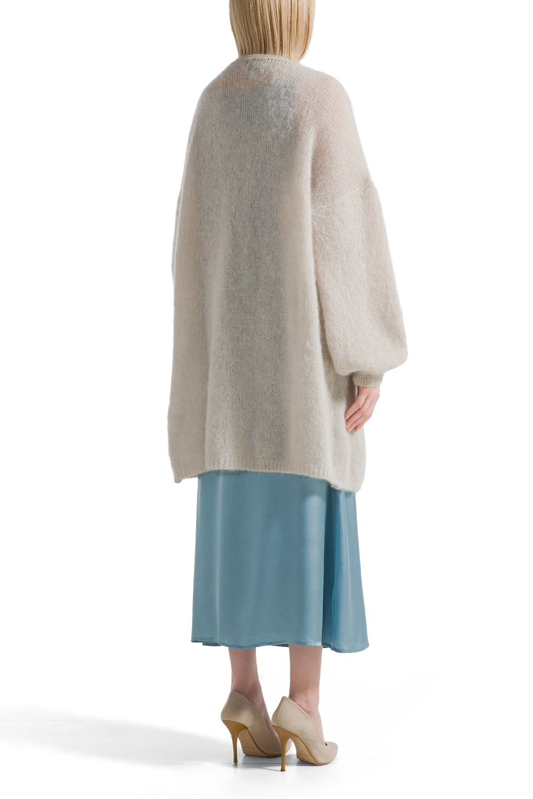 LEE MIDI CARDIGAN - BEIGE