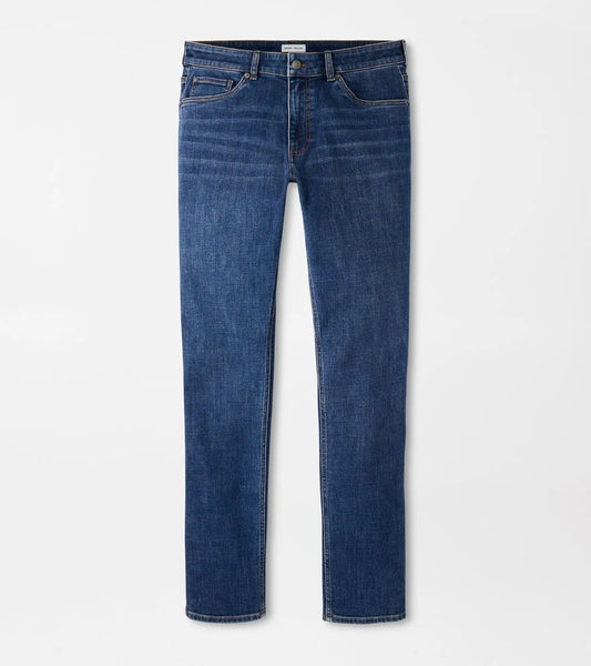CROWN HERITAGE FIVE POCKET DENIM - MIDNIGHT BLUE RINSE