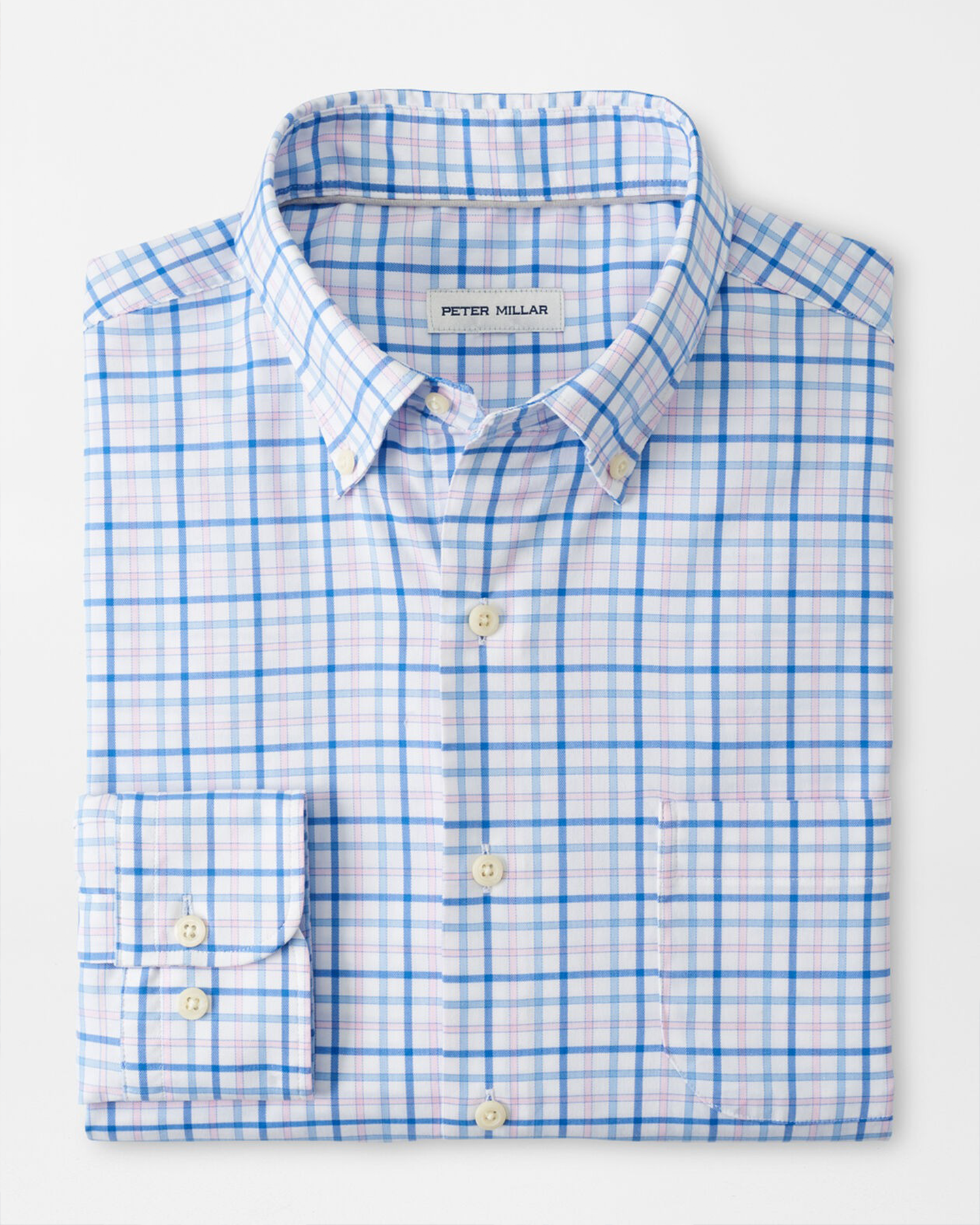 CUTLER COTTON-STRETCH SHIRT - PALMER PINK