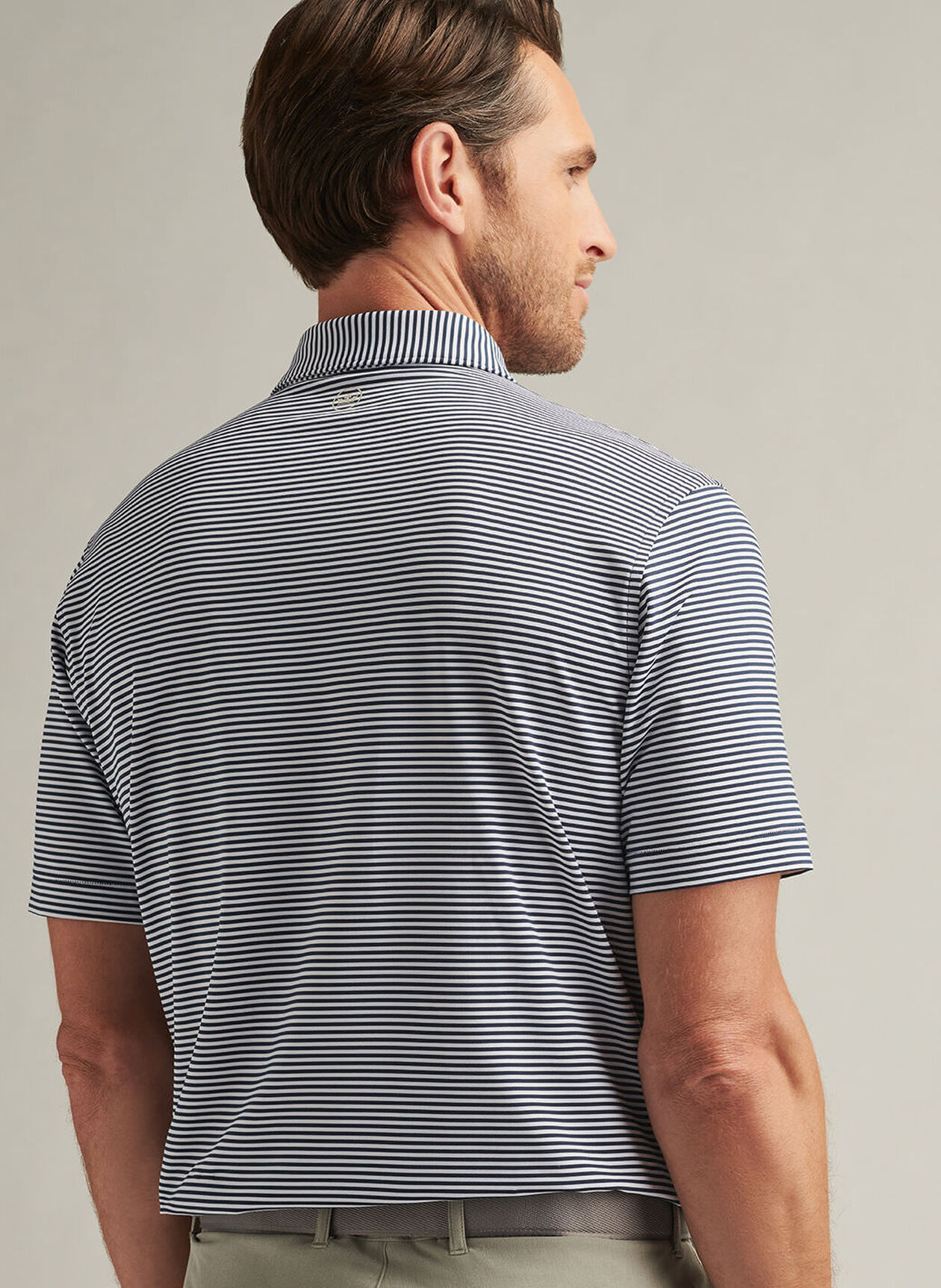 HALES PERFORMANCE JERSEY POLO - NAVY