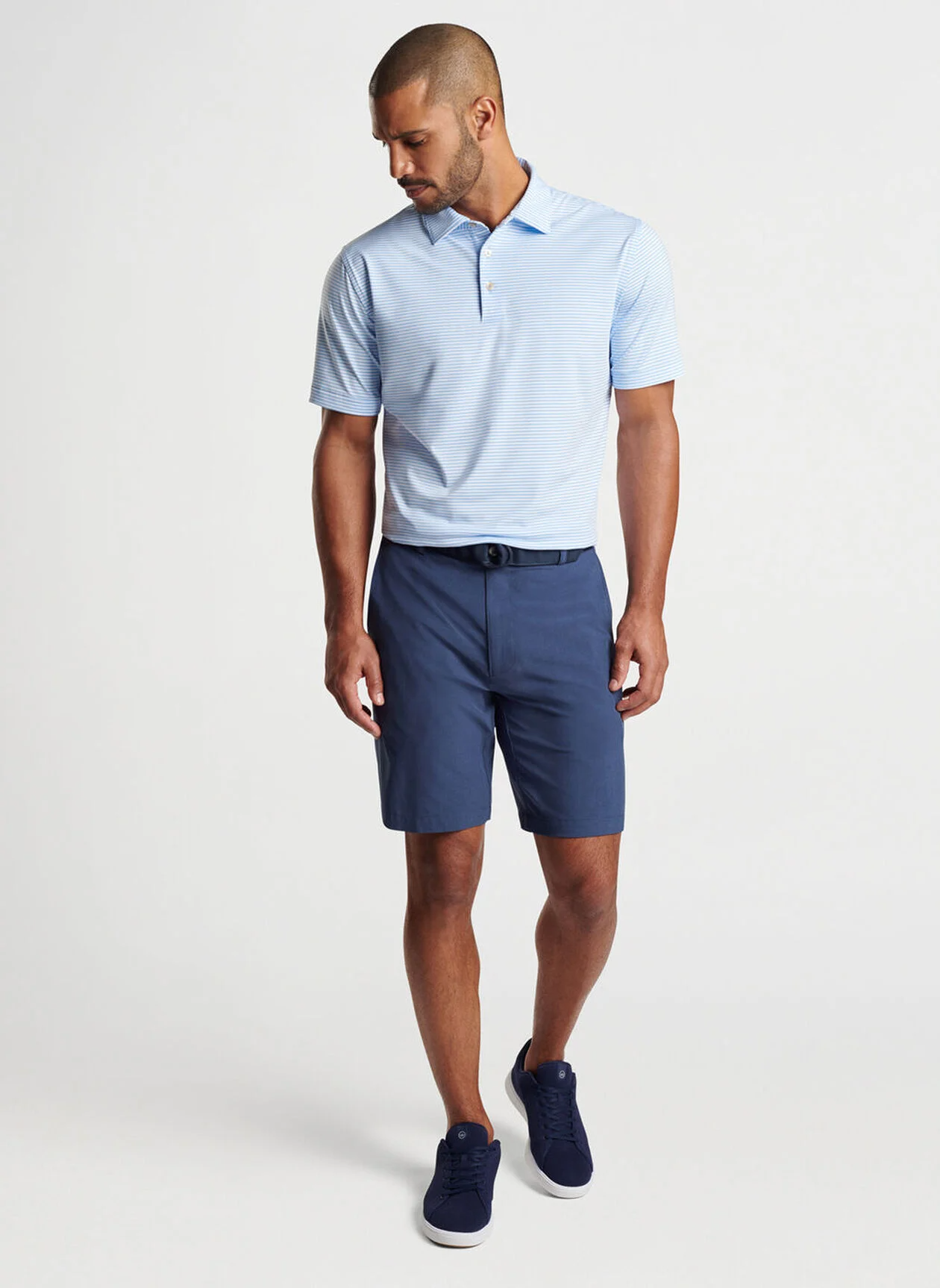 SHACKLEFORD PERFORMANCE HYBRID SHORT - NAVY
