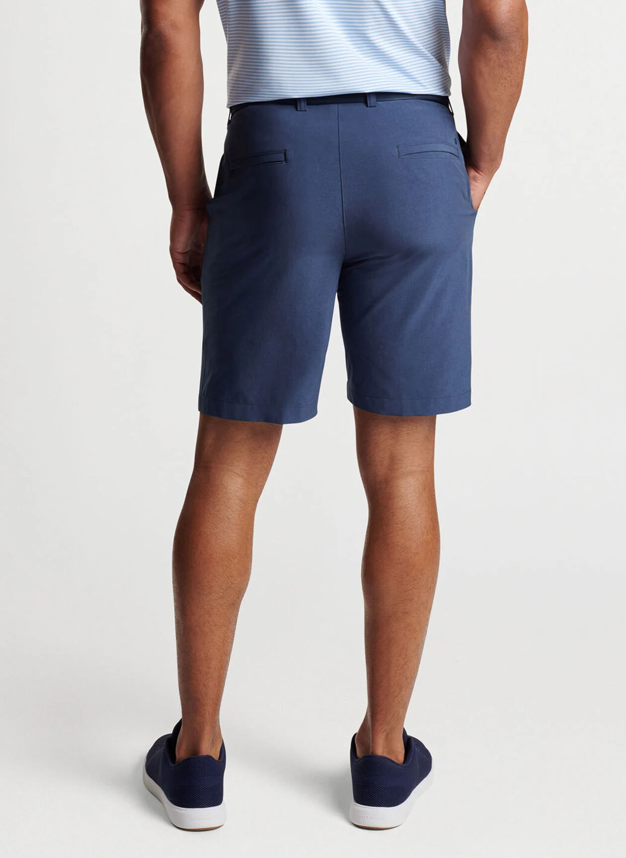 SHACKLEFORD PERFORMANCE HYBRID SHORT - NAVY