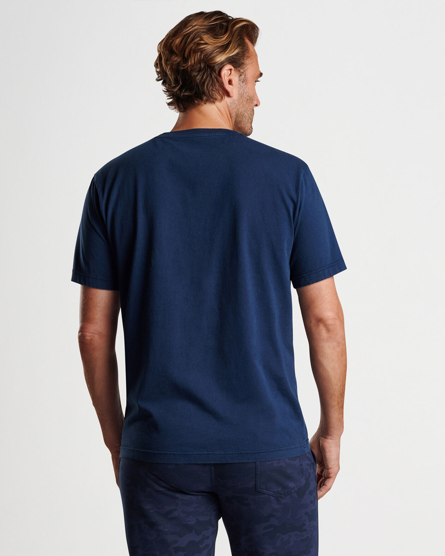 LAVA WASH POCKET TEE - NAVY