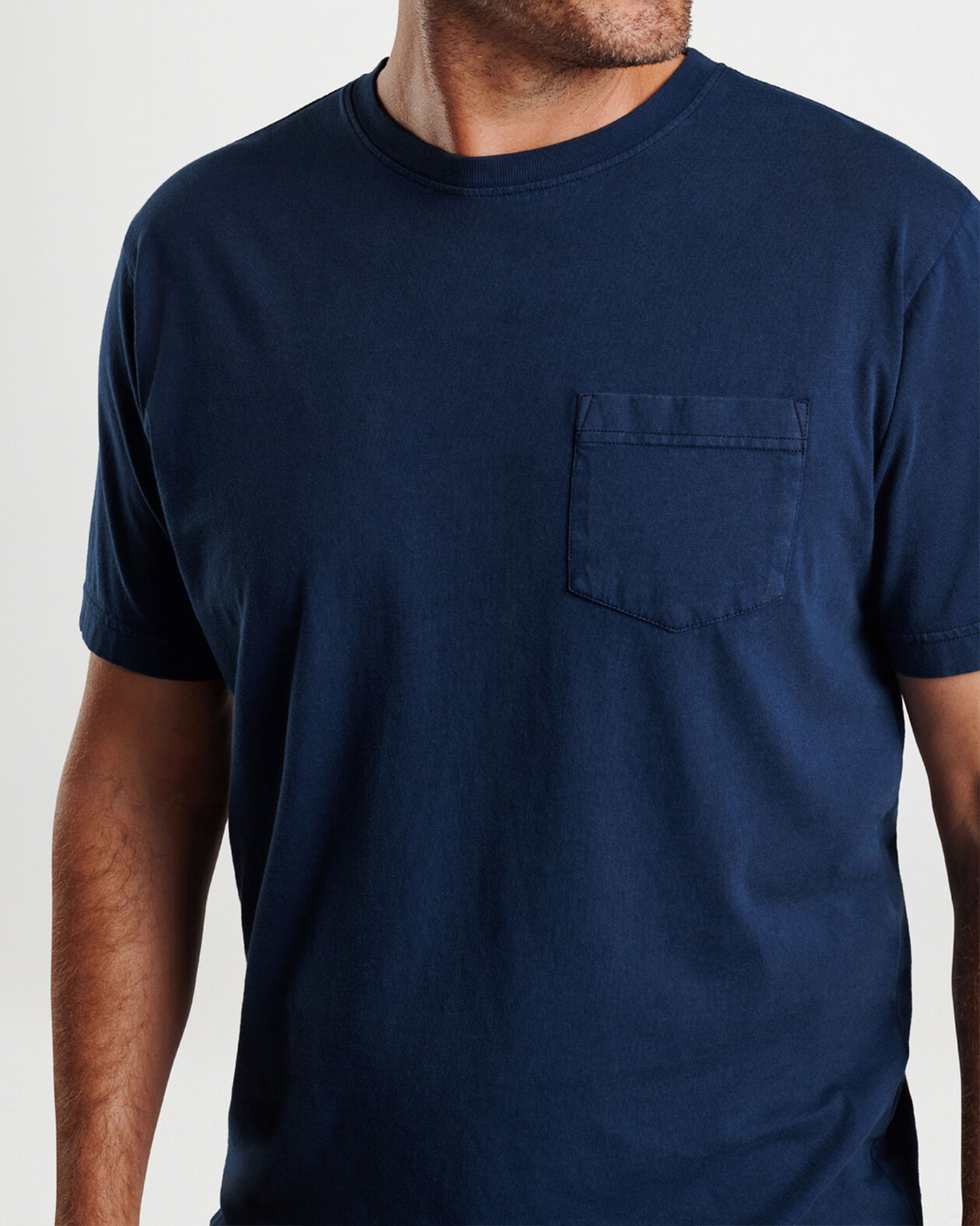 LAVA WASH POCKET TEE - NAVY