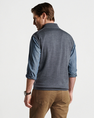 AUTUMN CREST 1/4 ZIP VEST - CHARCOAL
