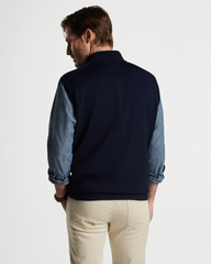 AUTUMN CREST 1/4 ZIP VEST - NAVY