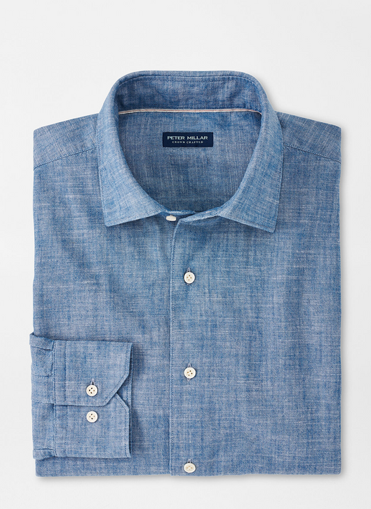 JAPANESE SELVEDGE SHIRT - LIGHT CHAMBRAY