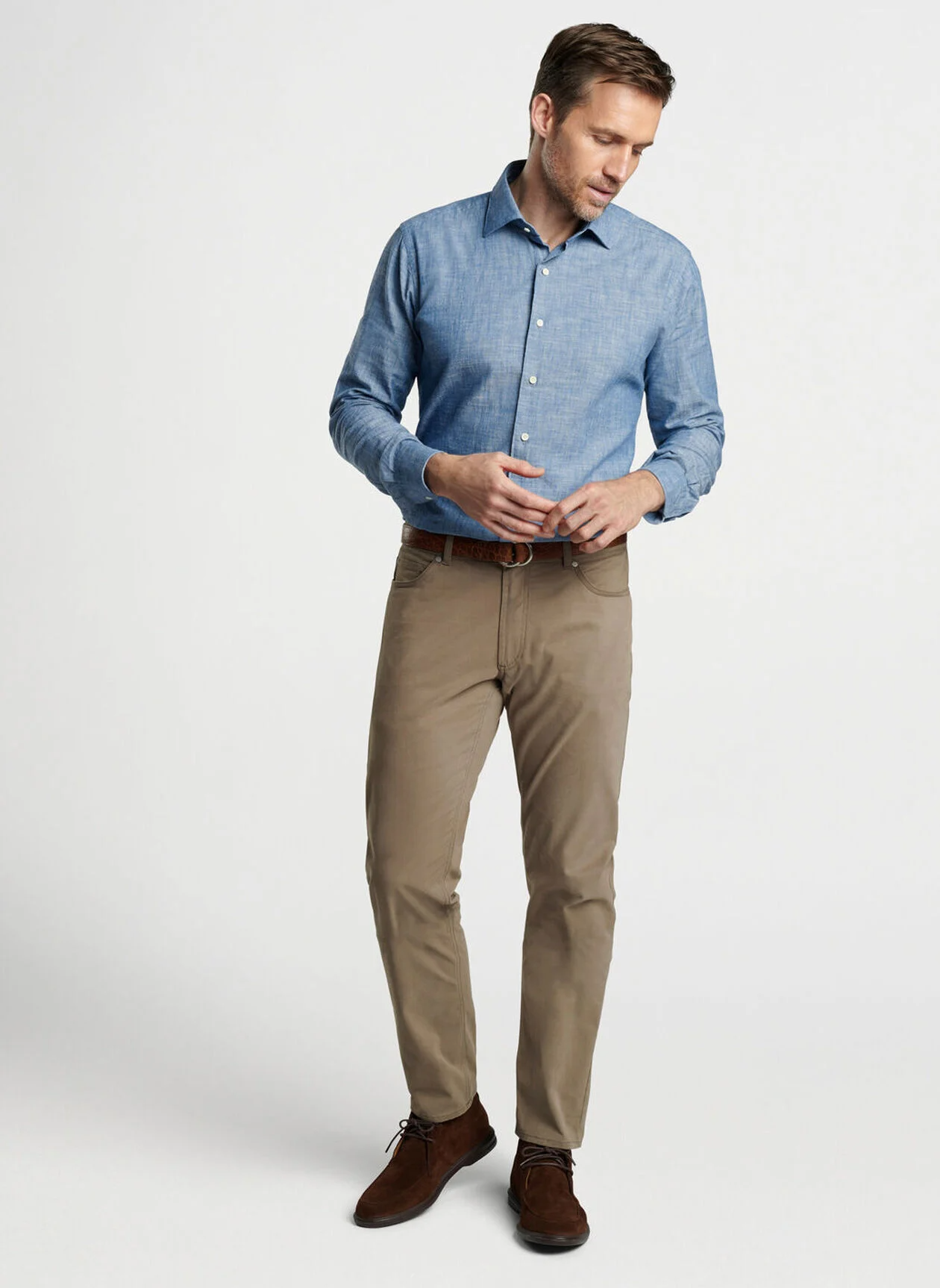 JAPANESE SELVEDGE SHIRT - LIGHT CHAMBRAY
