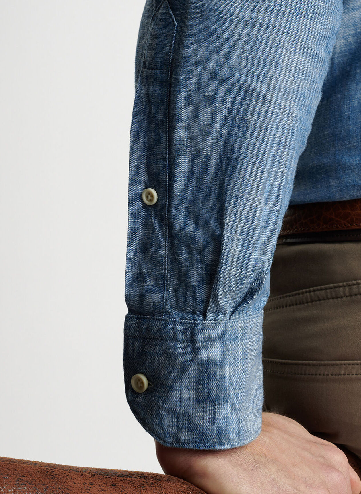 JAPANESE SELVEDGE SHIRT - LIGHT CHAMBRAY