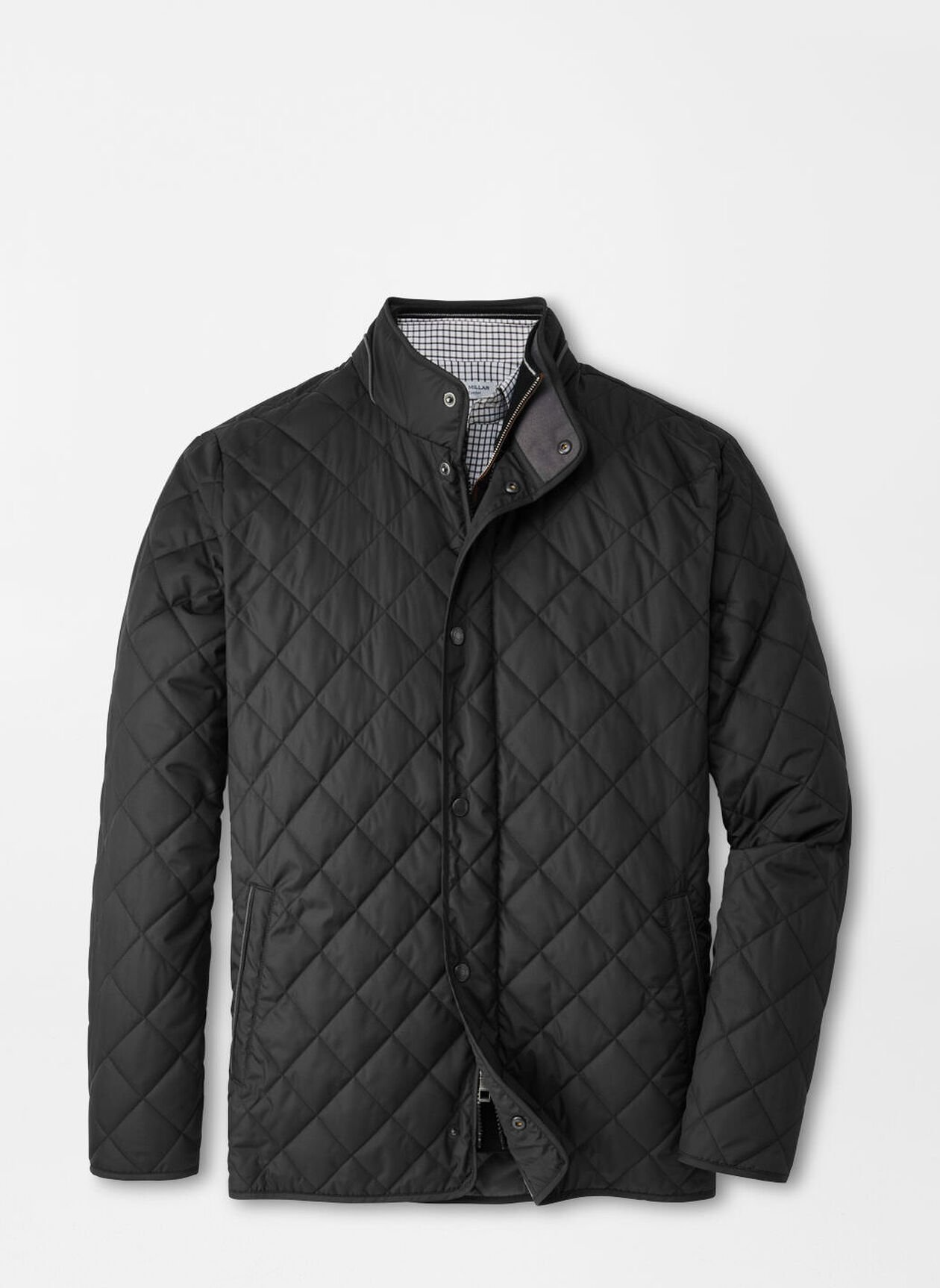 SUFFOLK QUILTED TRAVEL COAT - BLACK