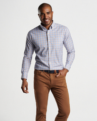 CUTLER COTTON-STRETCH SHIRT - BRITISH TAN