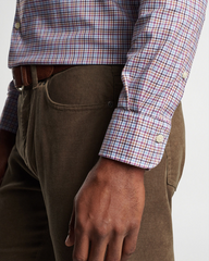 MARKET COTTON-STRETCH SHIRT - WILD BERRY