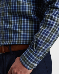 PAGE WINTER SOFT TWILL SHIRT - NAVY