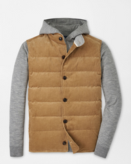 VAST CORDUROY VEST - DARK JUTE