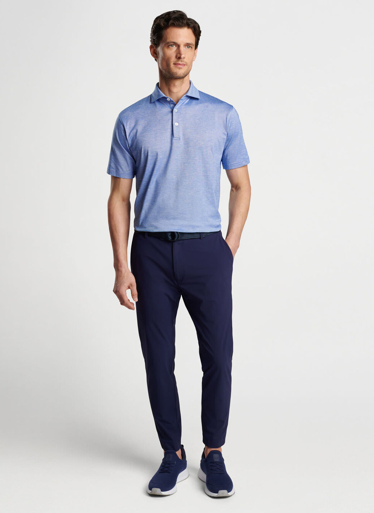 EXCURSIONIST FLEX SHORT SLEEVE POLO - NORDIC BLUE