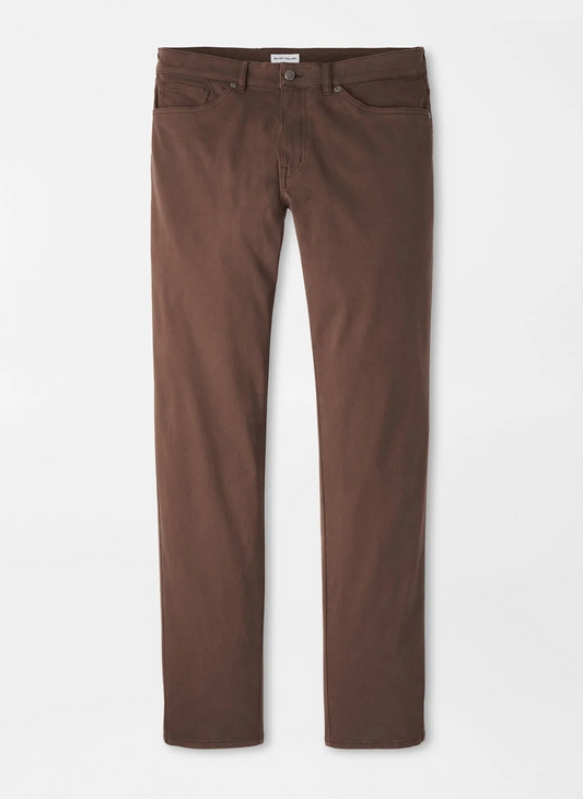 SIGNATURE SATEEN FIVE POCKET PANT - FRENCH PRESS
